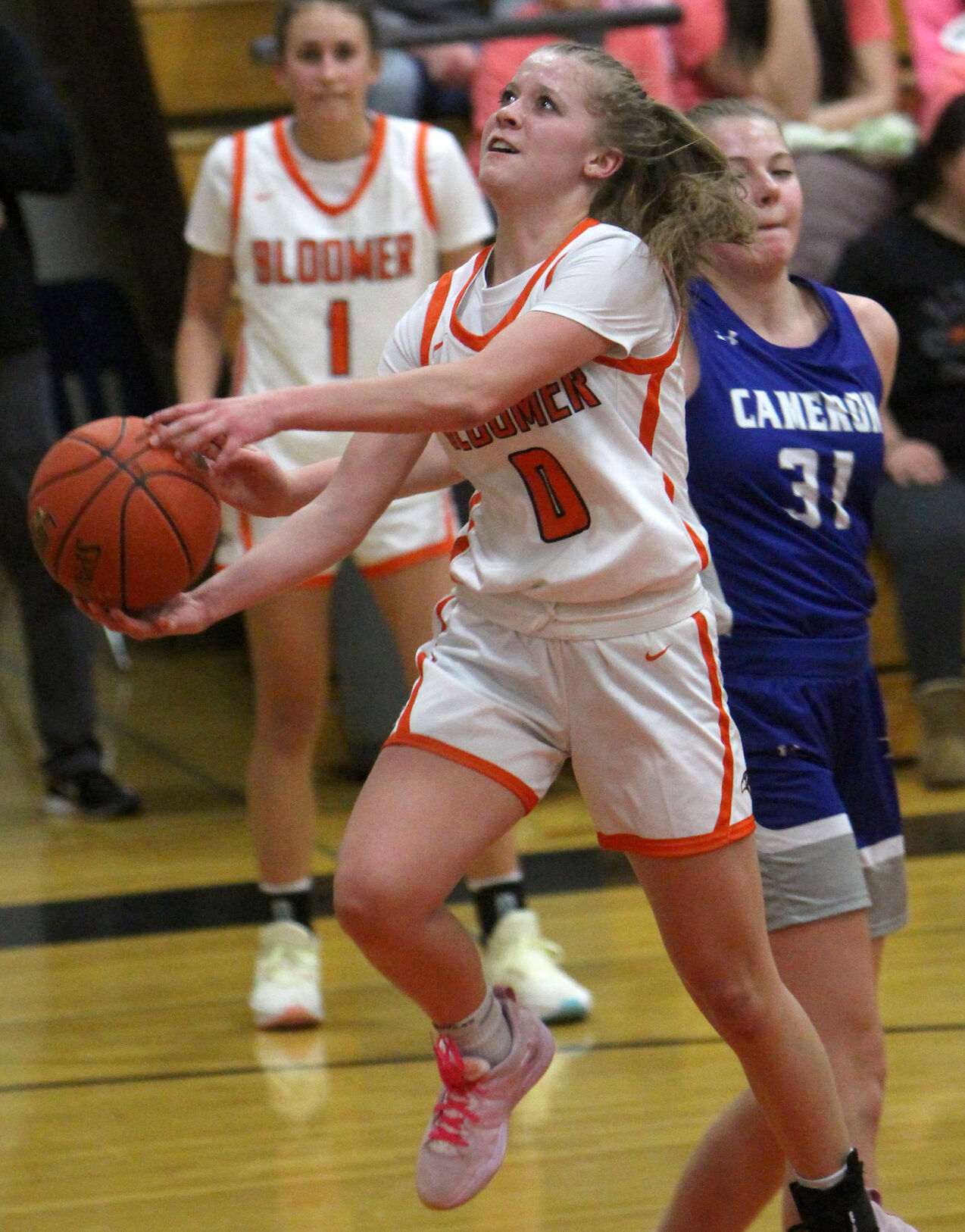 Cameron at Bloomer girls basketball 1-16-23